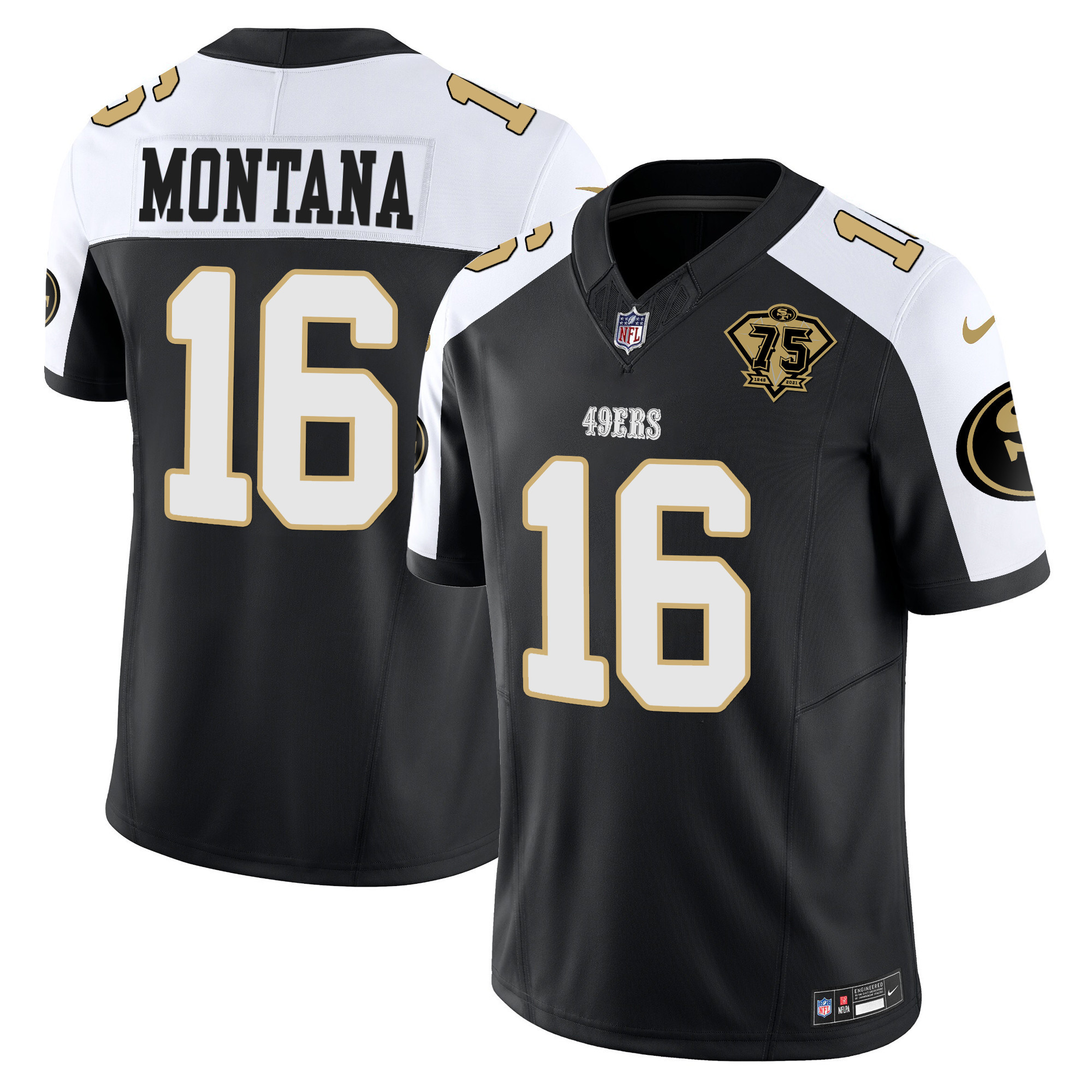 Men's Joe Montana San Francisco 49ers Special Vapor Limited Alternate Jersey - All Stitched