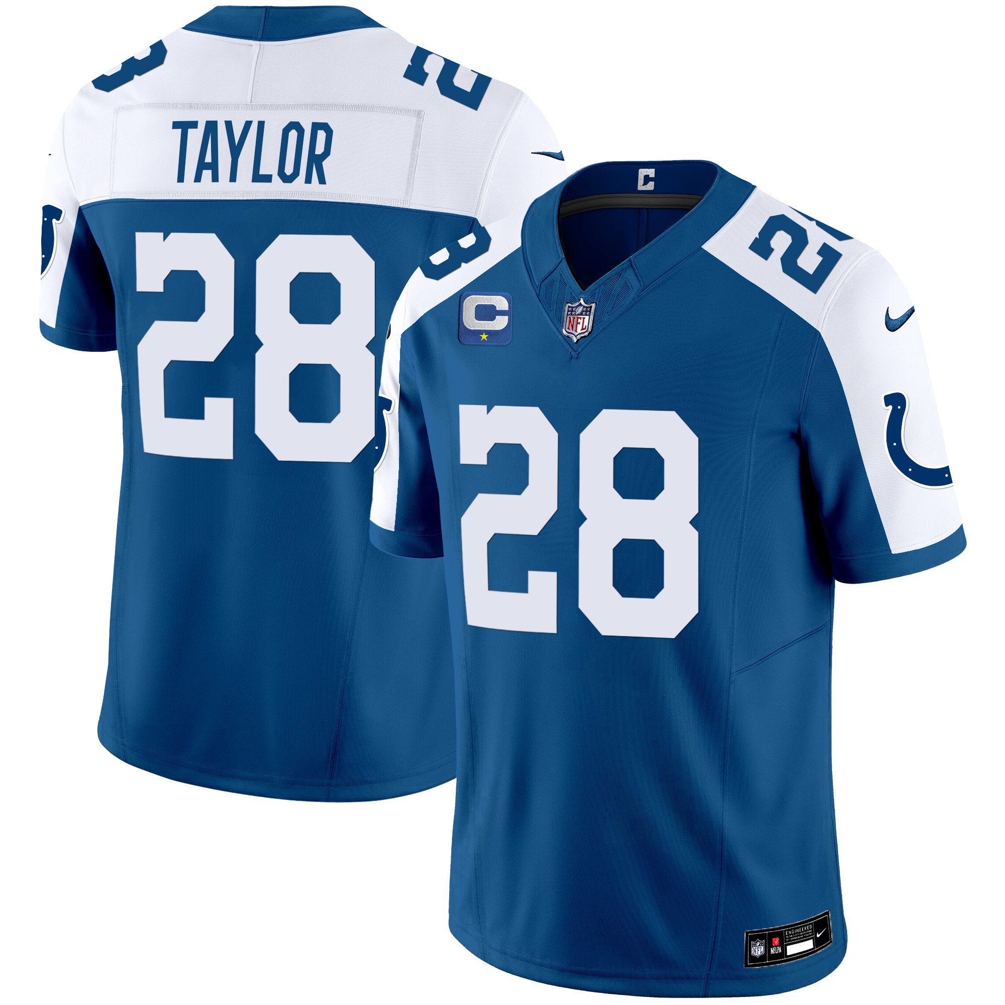 Men's Jonathan Taylor Indianapolis Colts Vapor Limited Royal Alternate Jersey - All Stitched