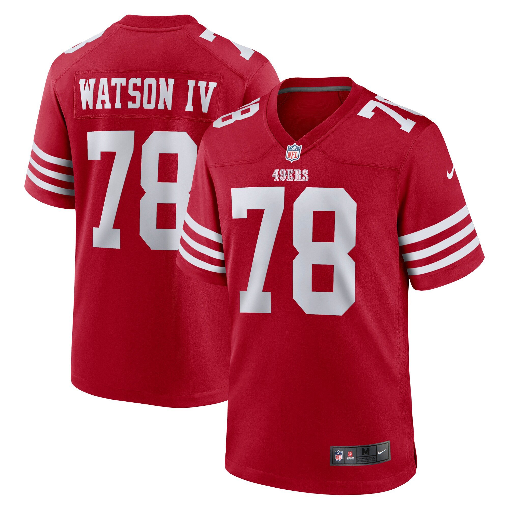 Men's Leroy Watson San Francisco 49ers Red Jersey - All Stitched