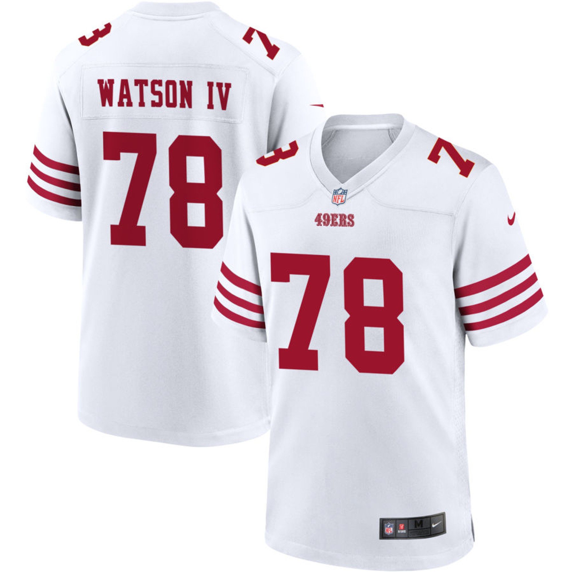 Men's Leroy Watson San Francisco 49ers White Jersey - All Stitched