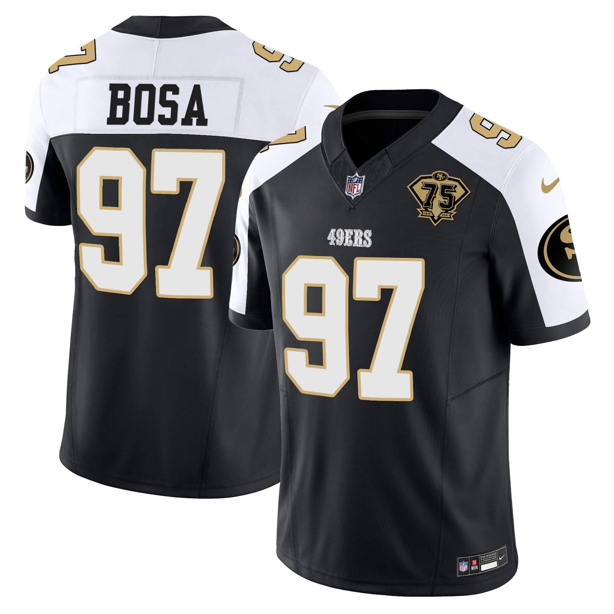 Men's Nick Bosa San Francisco 49ers Special Vapor Limited Alternate Jersey - All Stitched