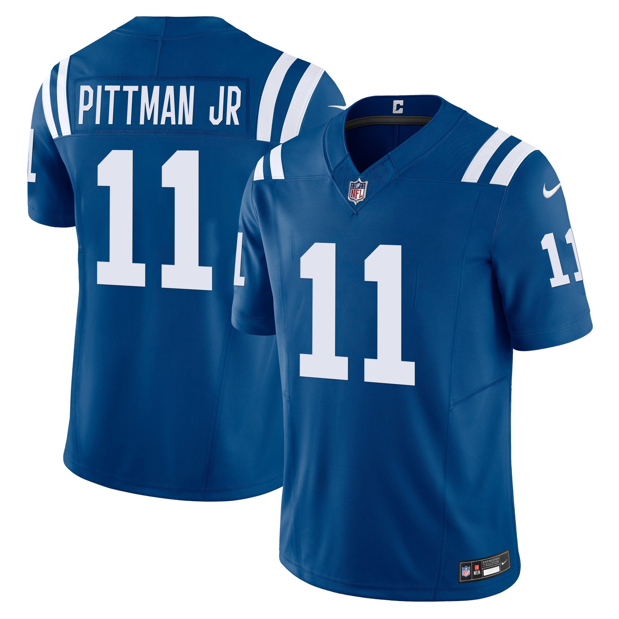 Men's Pittman Jr. Indianapolis Colts Vapor Limited Royal Jersey - All Stitched
