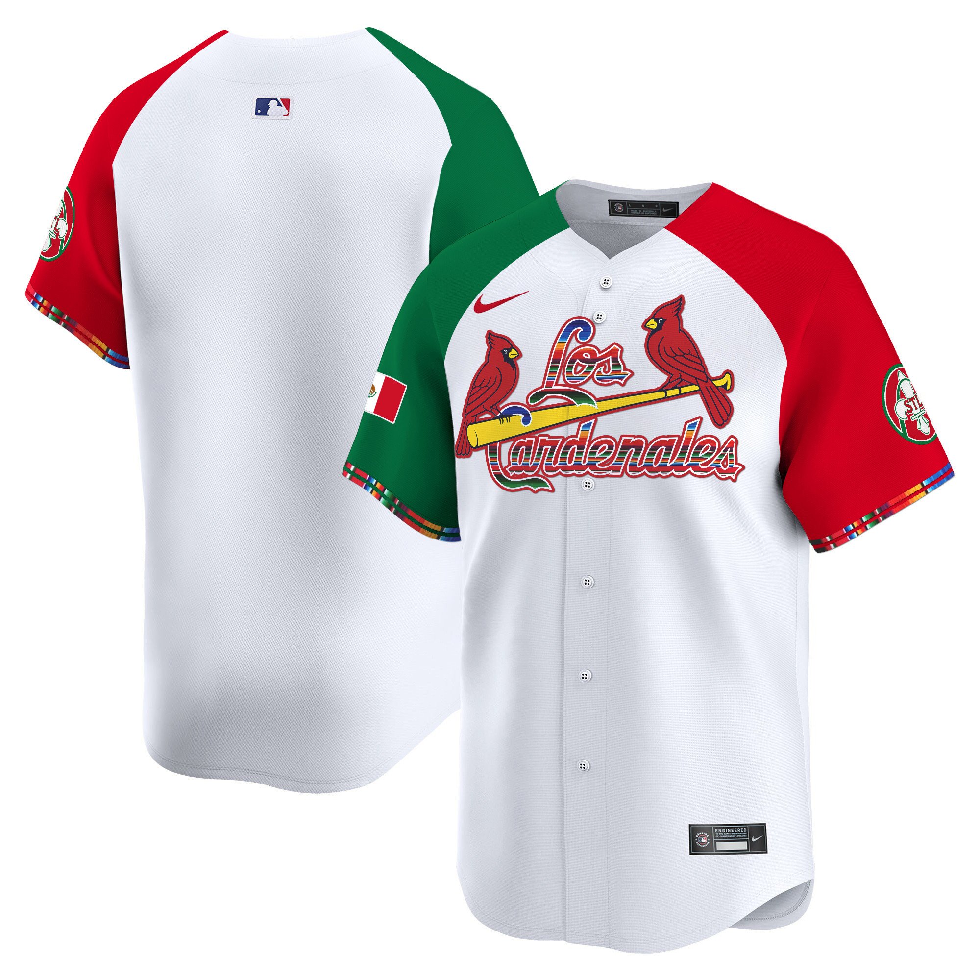 Men's St. Louis Cardinals Fiesta Cardenales Vapor Premier Limited Alternate Jersey - All Stitched