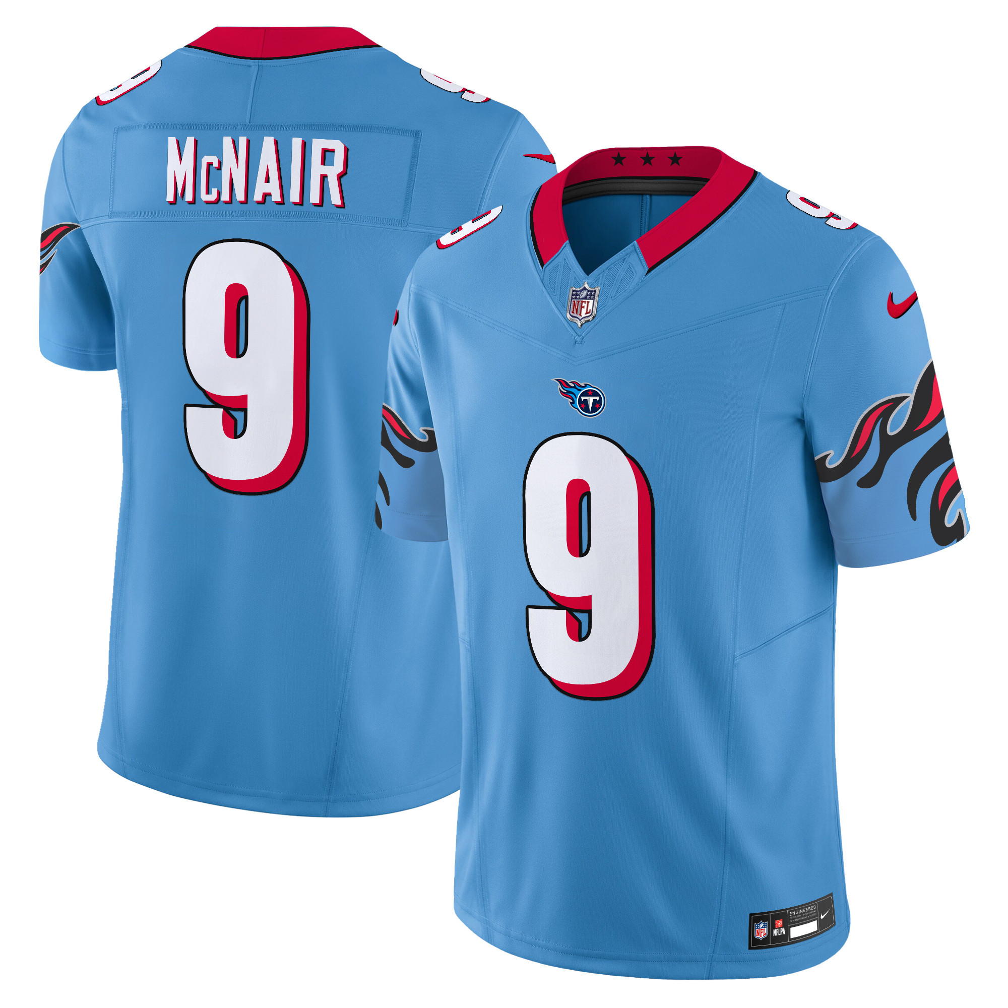 Men's Steve Mcnair Tennessee Titans Special Vapor Limited Light Blue Jersey - All Stitched