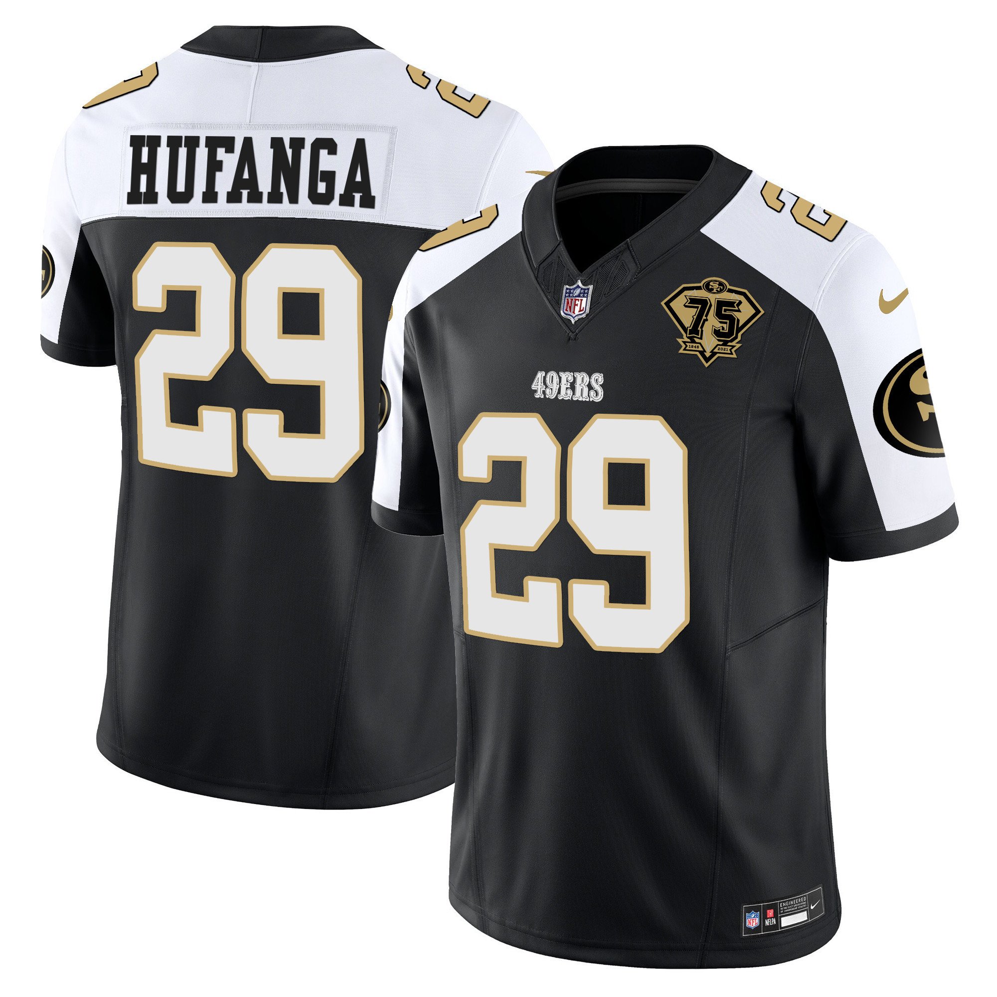 Men's Talanoa Hufanga San Francisco 49ers Special Vapor Limited Alternate Jersey - All Stitched