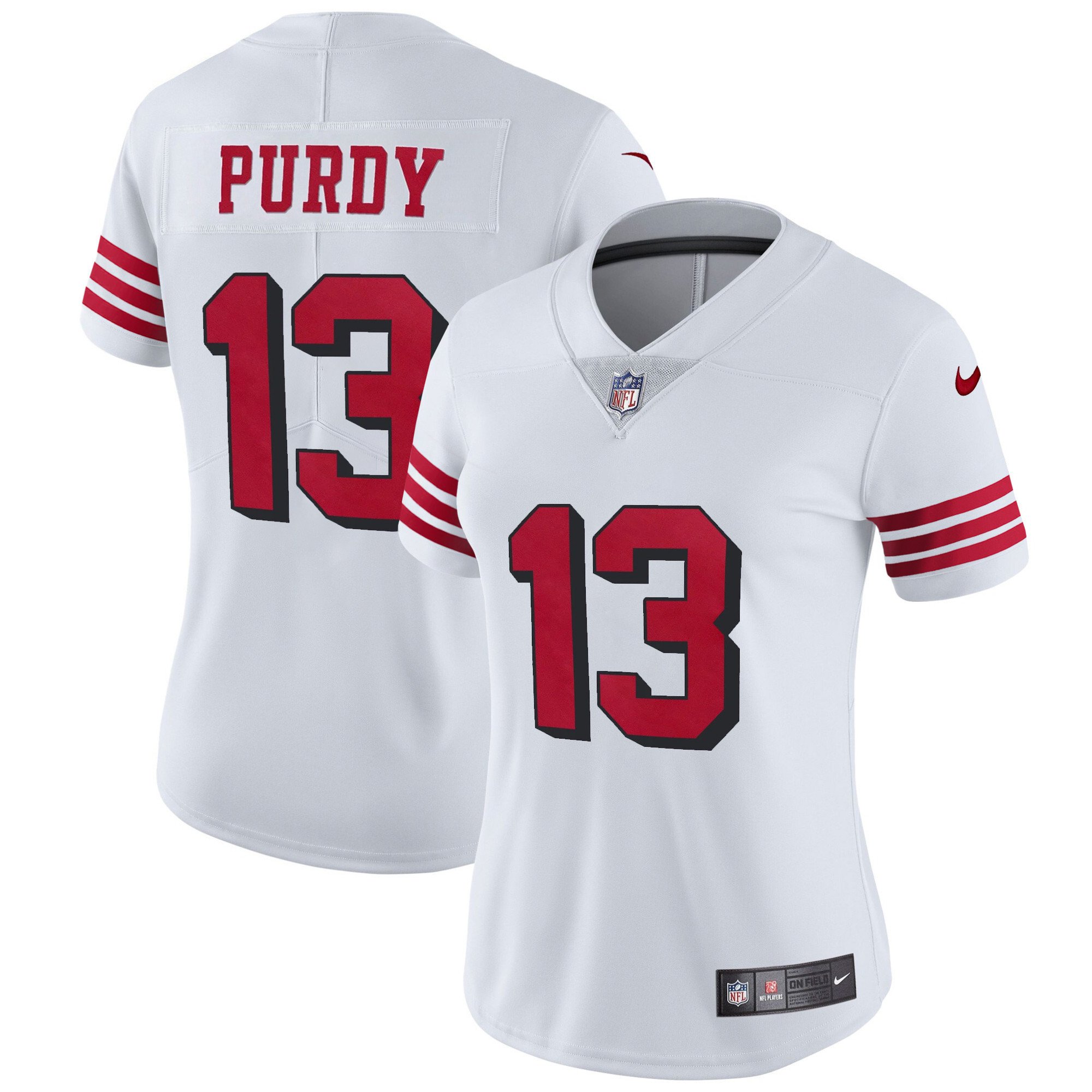 Women's Brock Purdy San Francisco 49ers Game Color Rush Jersey - All Stitched