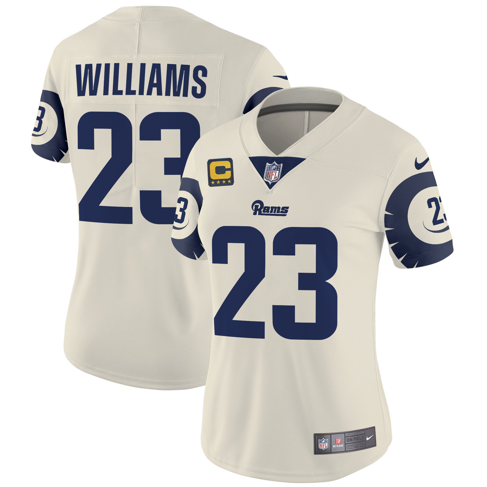 Women's Kyren Williams Los Angeles Rams Special Vapor Limited Bone Jersey - All Stitched