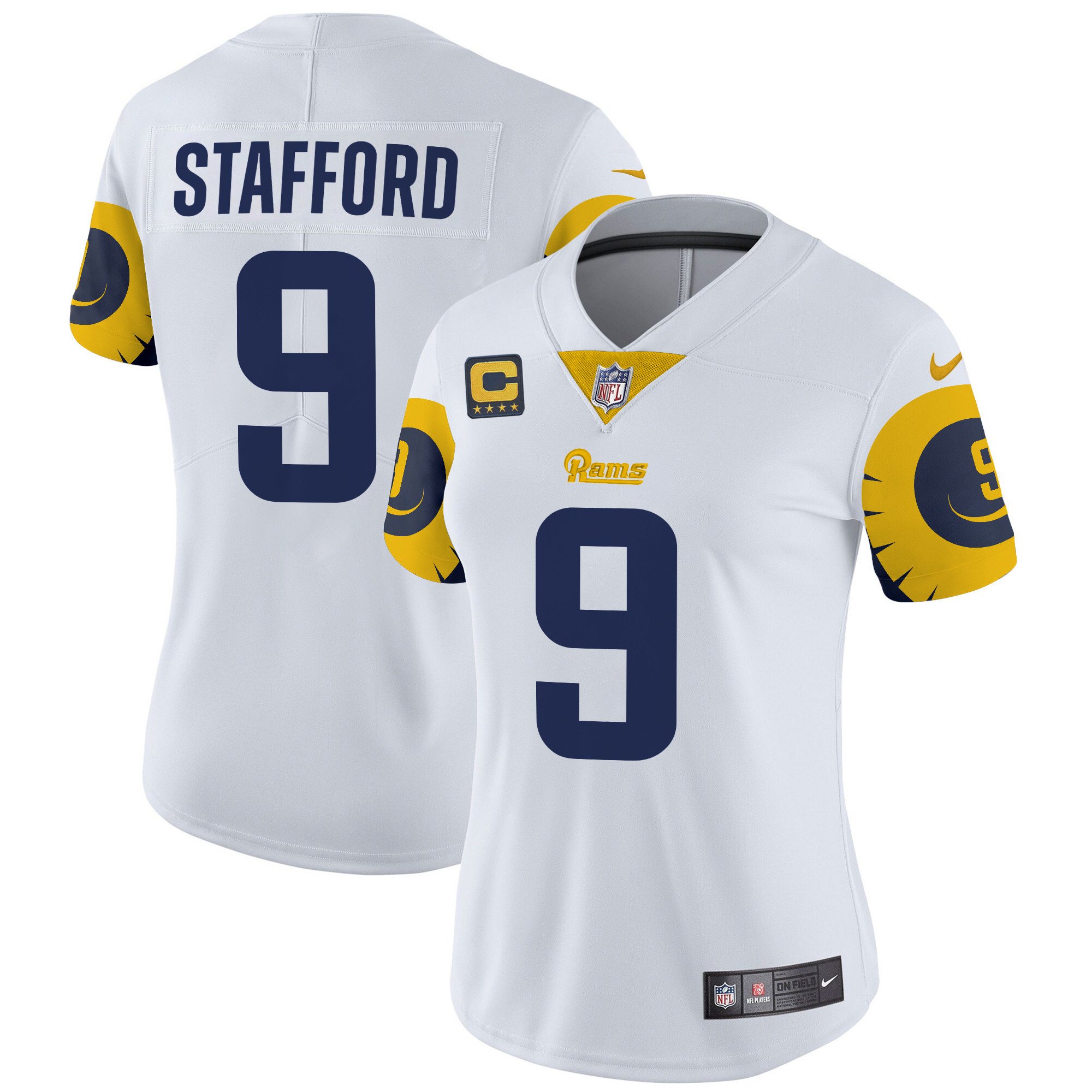Women's Matthew Stafford Los Angeles Rams Special Vapor Limited White Jersey - All Stitched