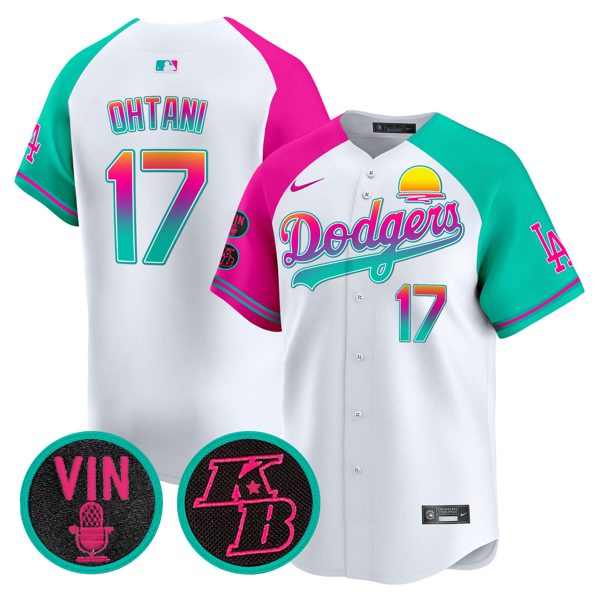 Shohei Ohtani Men's Los Angeles Dodgers 2024 Los Angeles City Style Vapor Premier Limited V2 Alternate Jersey - All Stitched