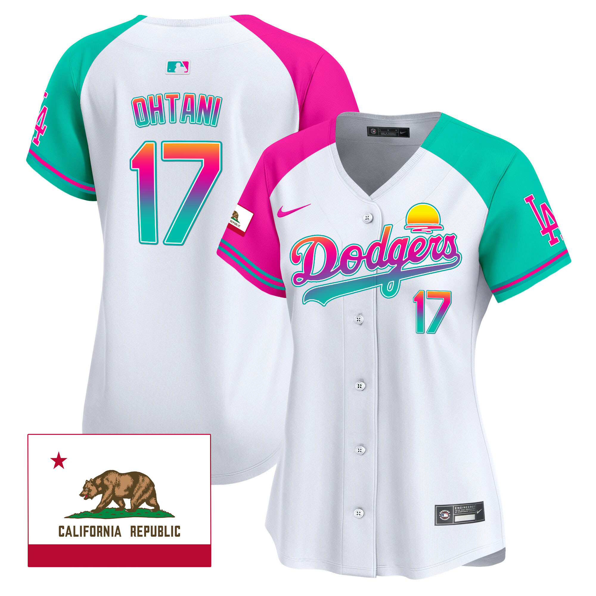 Shohei Ohtani Women's Los Angeles Dodgers 2024 Los Angeles City Style Vapor Premier Limited Alternate Jersey - All Stitched