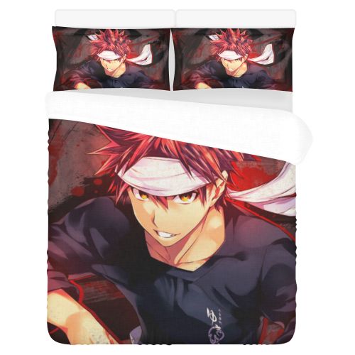 Shokugeki No Ouma 3D Customized Duvet Cover Bedding Set