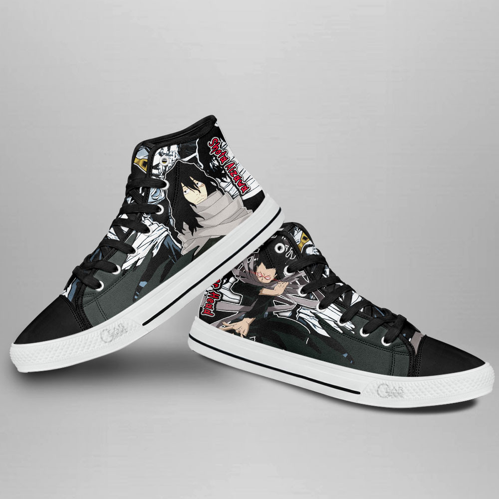 Shota Aizawa High Top Shoes Custom My Hero Academia Anime Sneakers