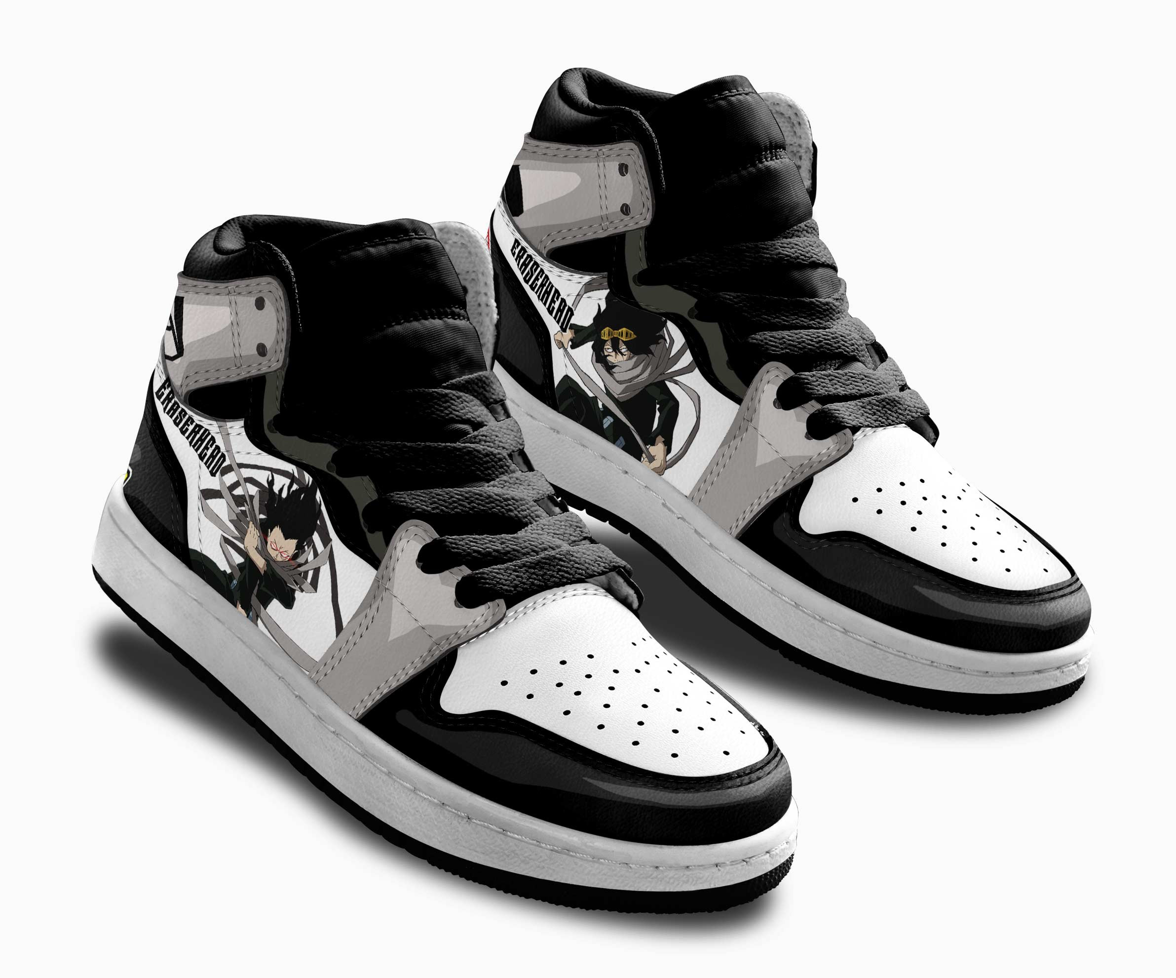 Shota Aizawa Kids Sneakers Custom My Hero Academia Anime Shoes For Kids