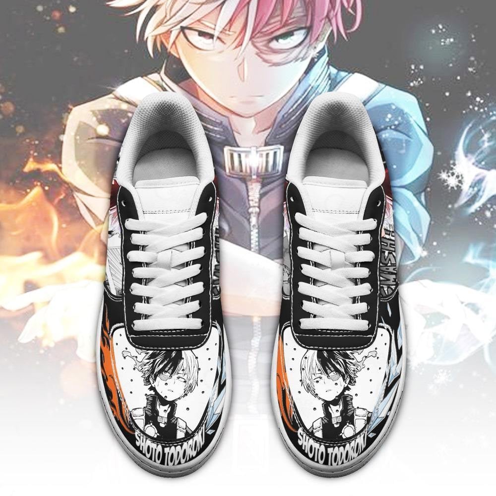 Shoto Todoroki Air Shoes Custom My Hero Academia Anime Shoes For Fan