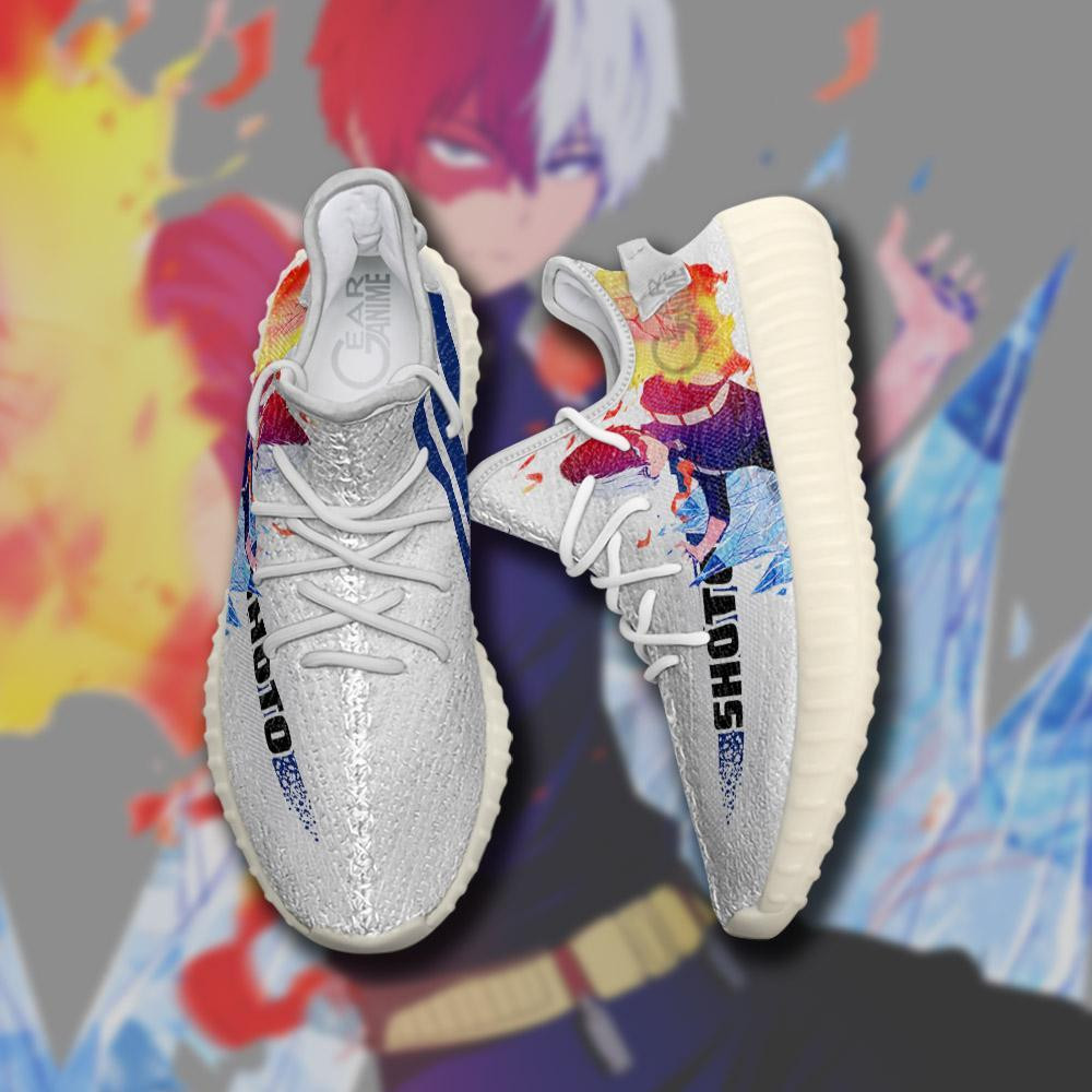 Shoto Todoroki Shoes Custom My Hero Academia Anime Shoes