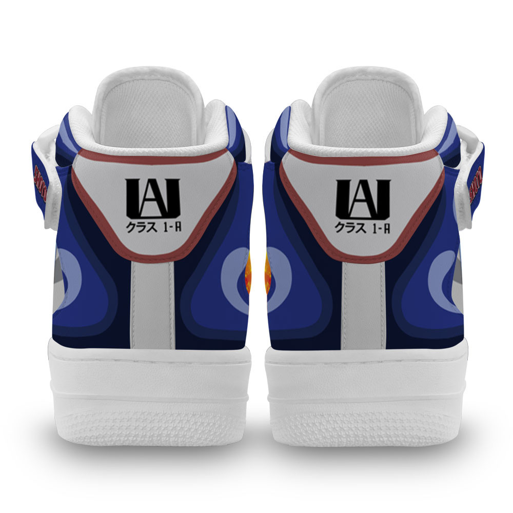 Shoto Todoroki Sneakers Air Mid Custom My Hero Academia Anime Shoes
