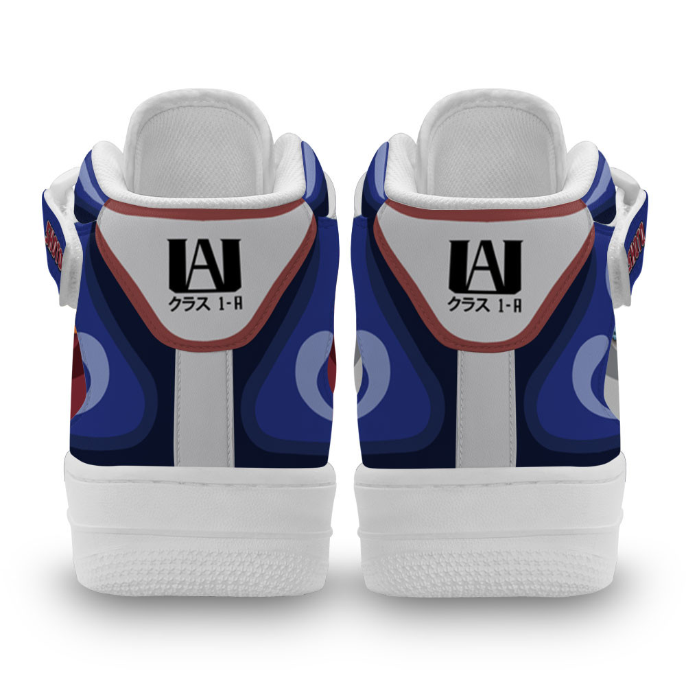 Shoto Todoroki Sneakers Air Mid Custom My Hero Academia Anime Shoes