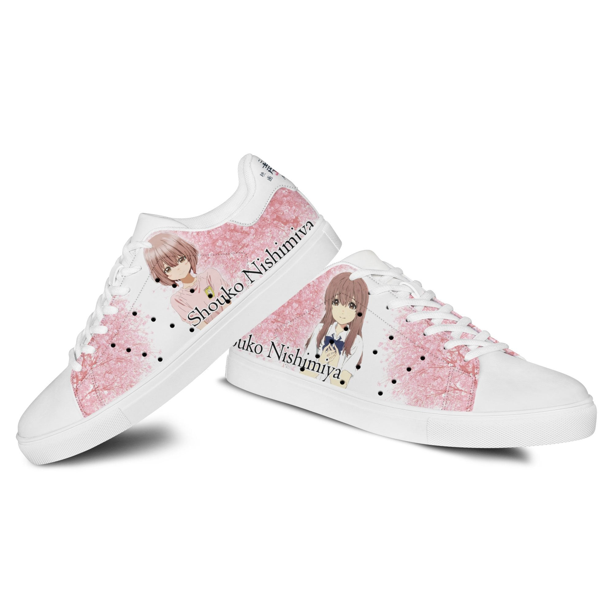 Shouko Nishimiya Skate Sneakers Custom Anime A Silent Voice Shoes