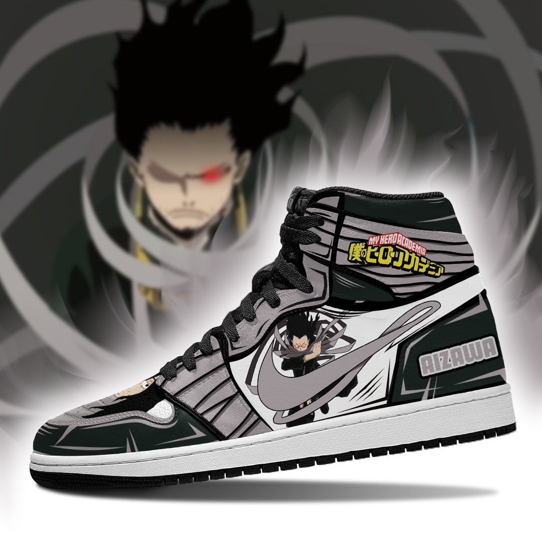 Shouta Aizawa JD1s Sneakers Anime My Hero Academia Shoes, Air Jordan Hightop