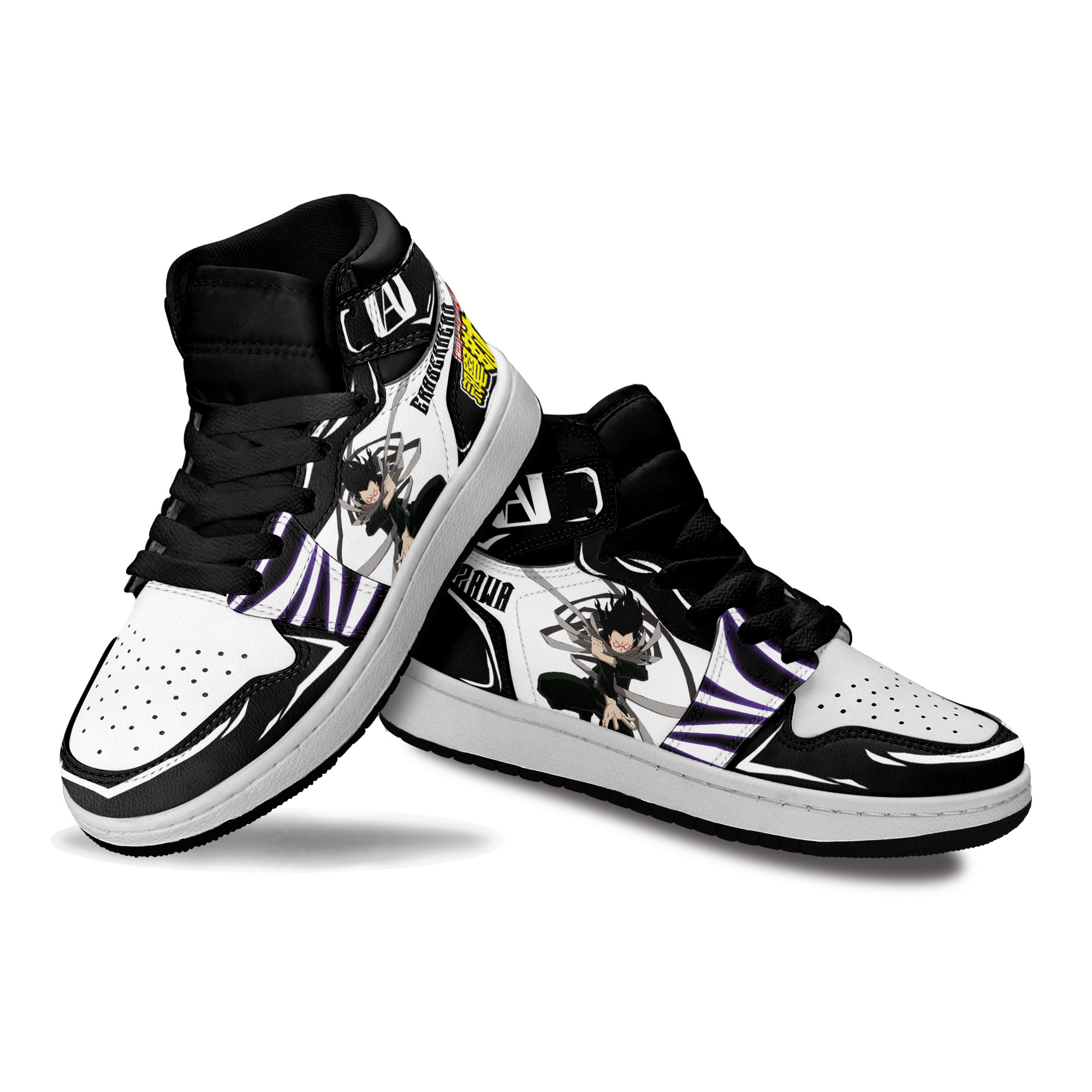 Shouta Aizawa Kids Sneakers Custom Anime My Hero Academia Shoes For Kids