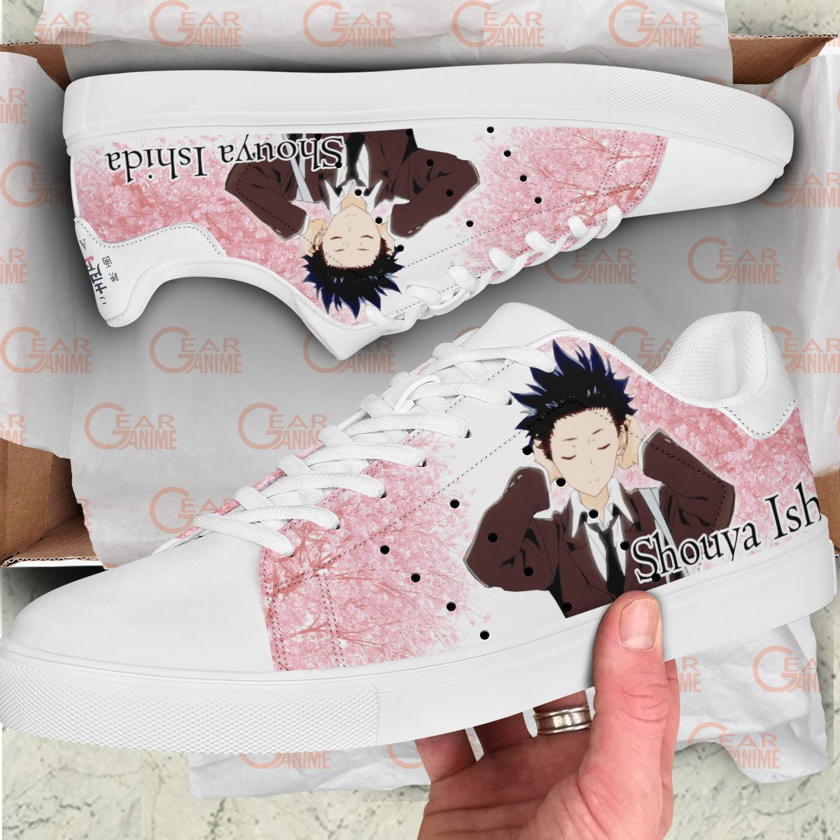 Shoya Ishida Skate Sneakers Custom Anime A Silent Voice Shoes
