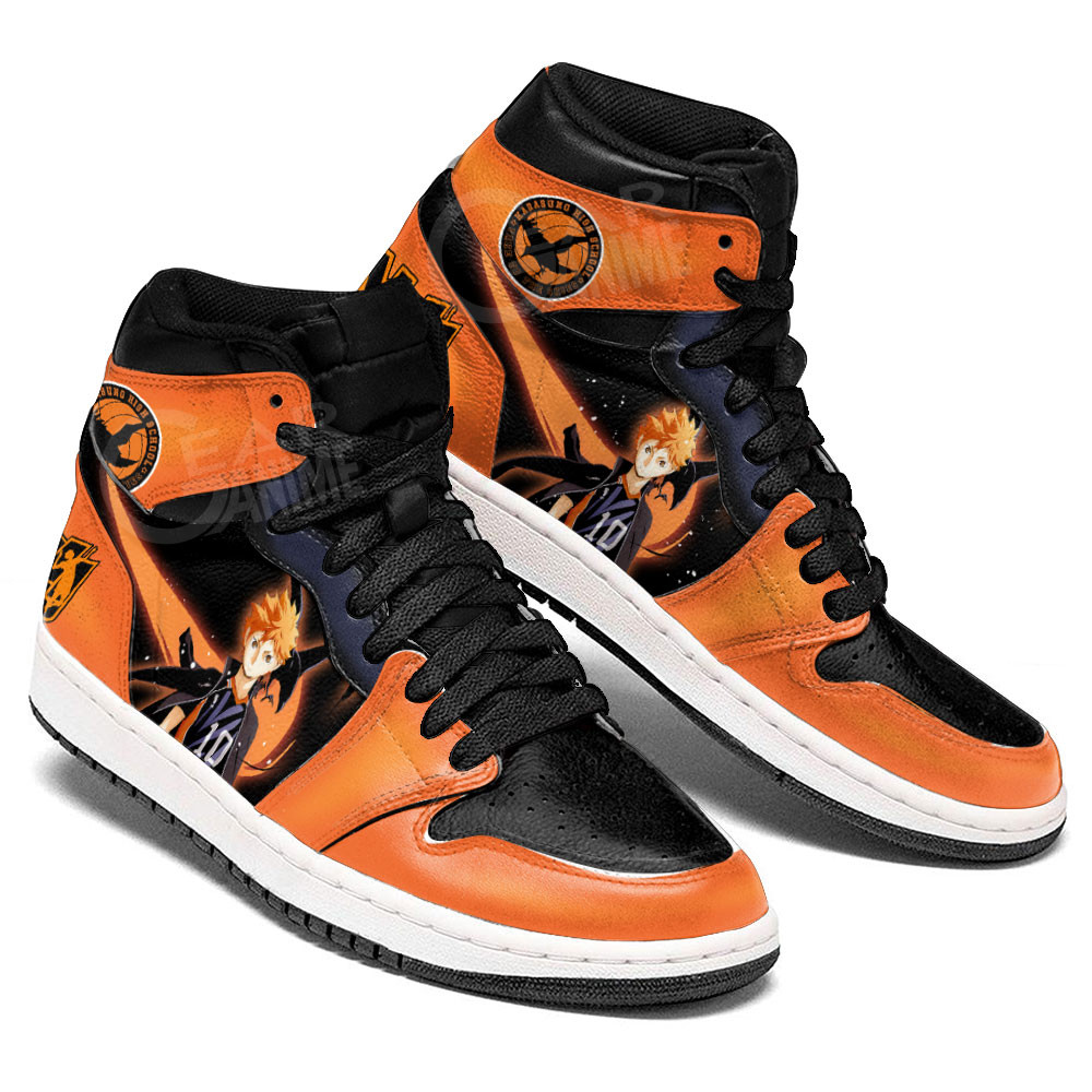 Shoyo Hinata JD1s Sneakers Haikyuu Anime Shoes, Air Jordan Hightop