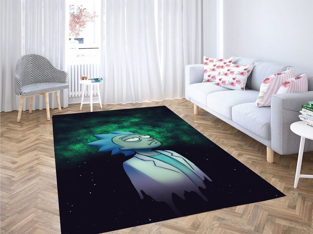 Shrineheart Rick And Morty Hurt Living Room Modern Carpet Rectangle Rug