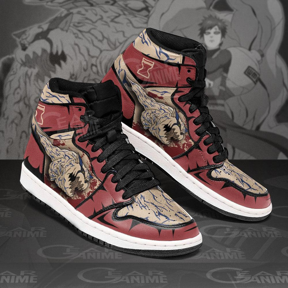 Shukaku One Tail Beast JD1s Sneakers Anime Shoes, Air Jordan Hightop