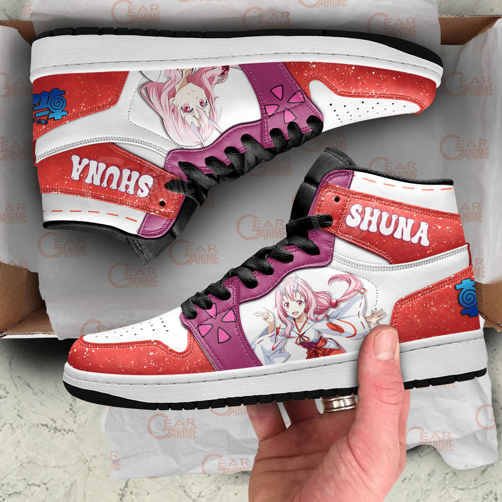 Shuna JD1s Sneakers Reincarnated as a Slime Anime Shoes, Air Jordan Hightop