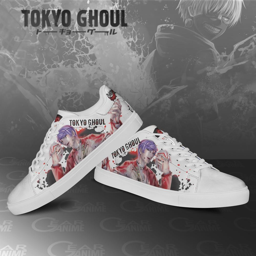 Shuu Tsukiyama Skate Shoes Tokyo Ghoul Custom Anime Shoes