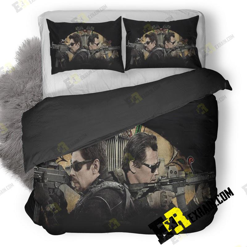 Sicario Day Of The Soldado Chinese Poster 1X 3D Customized Duvet Cover Bedding Set