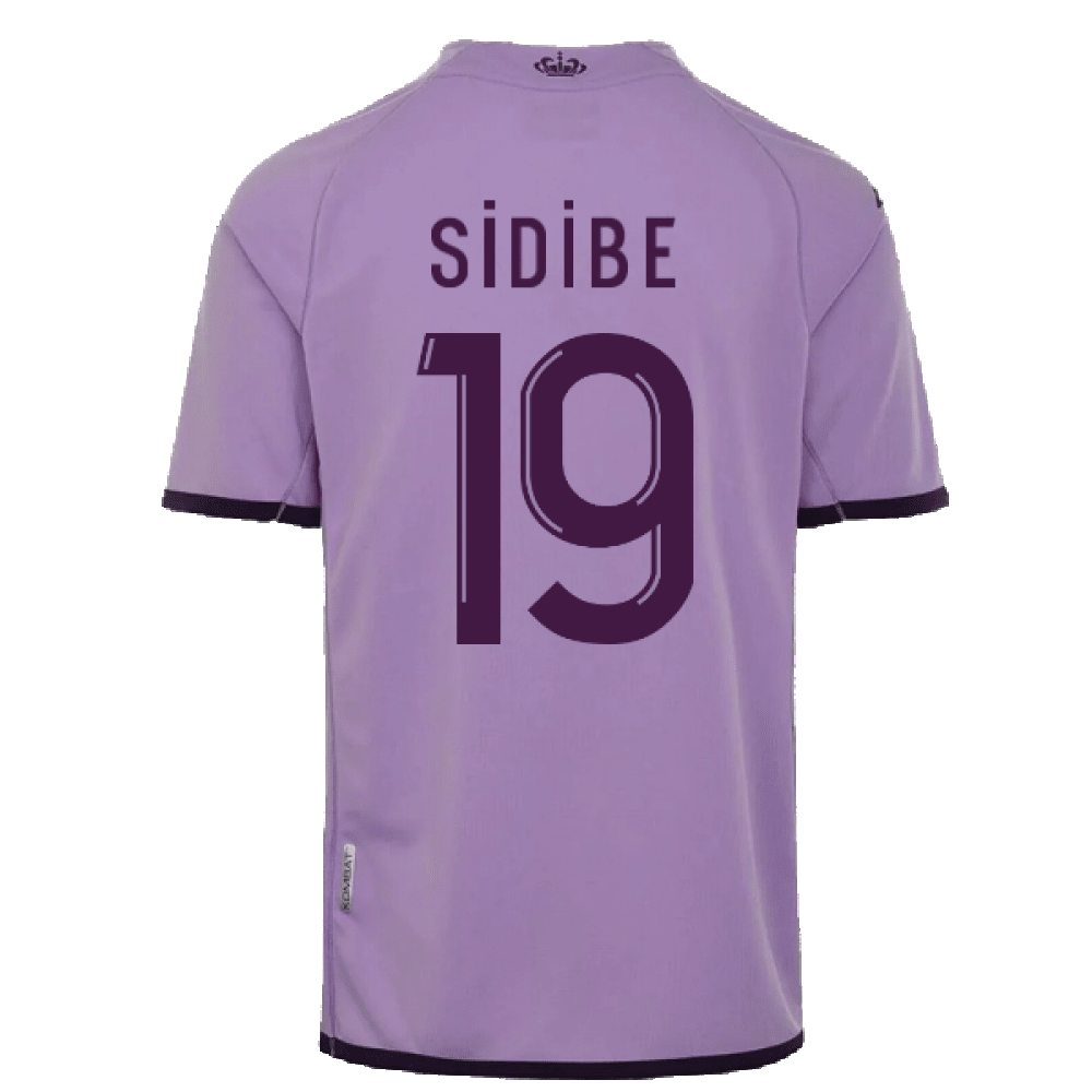 Sidibe 19 AS Monaco 2022/23 Third Player Soccer Jersey – Purple