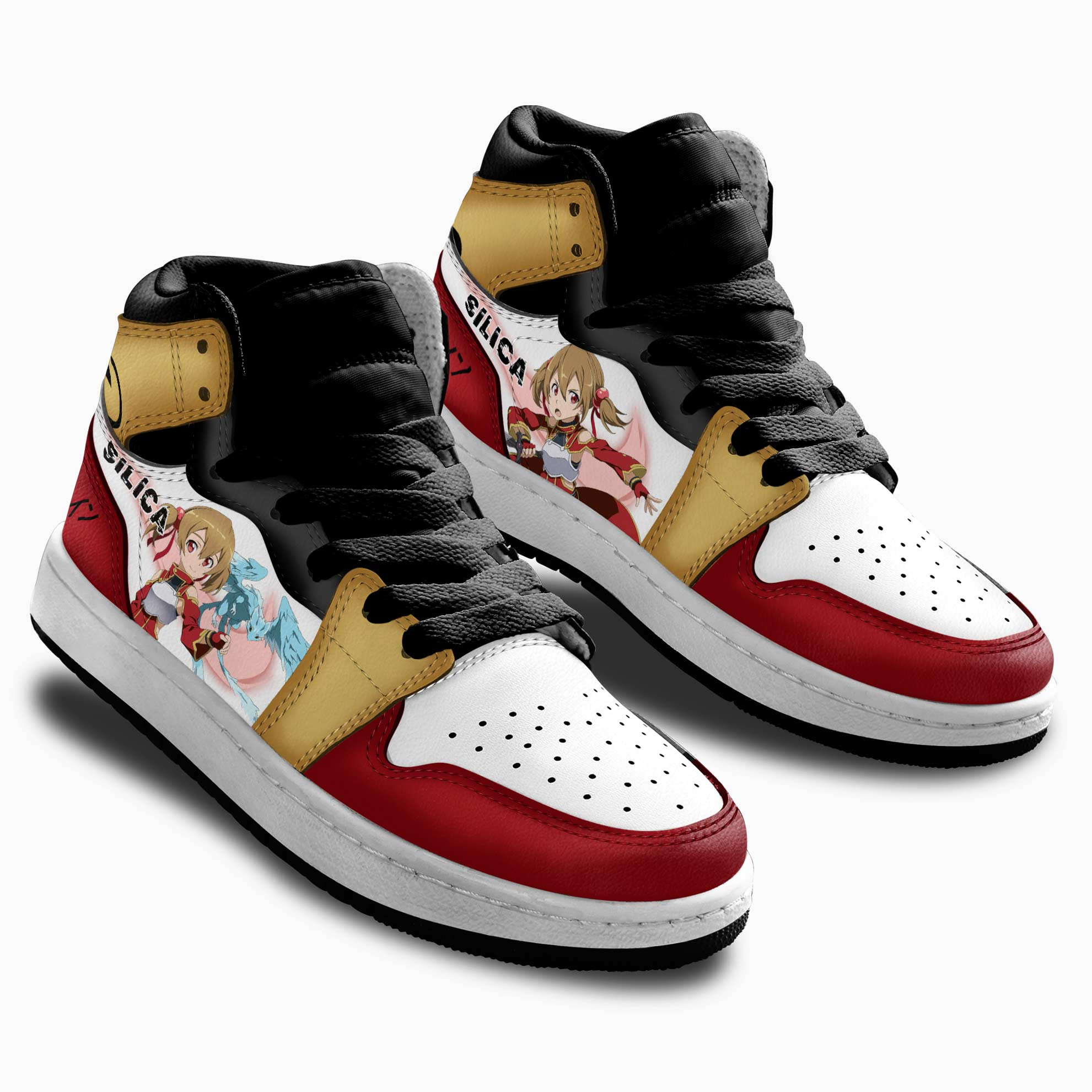 Silica Kids Sneakers Custom Sword Art Online Anime Shoes For Kids