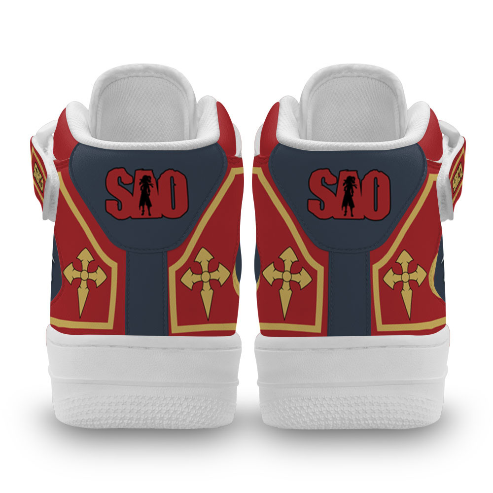 Silica Sneakers Air Mid Custom Sword Art Online Anime Shoes
