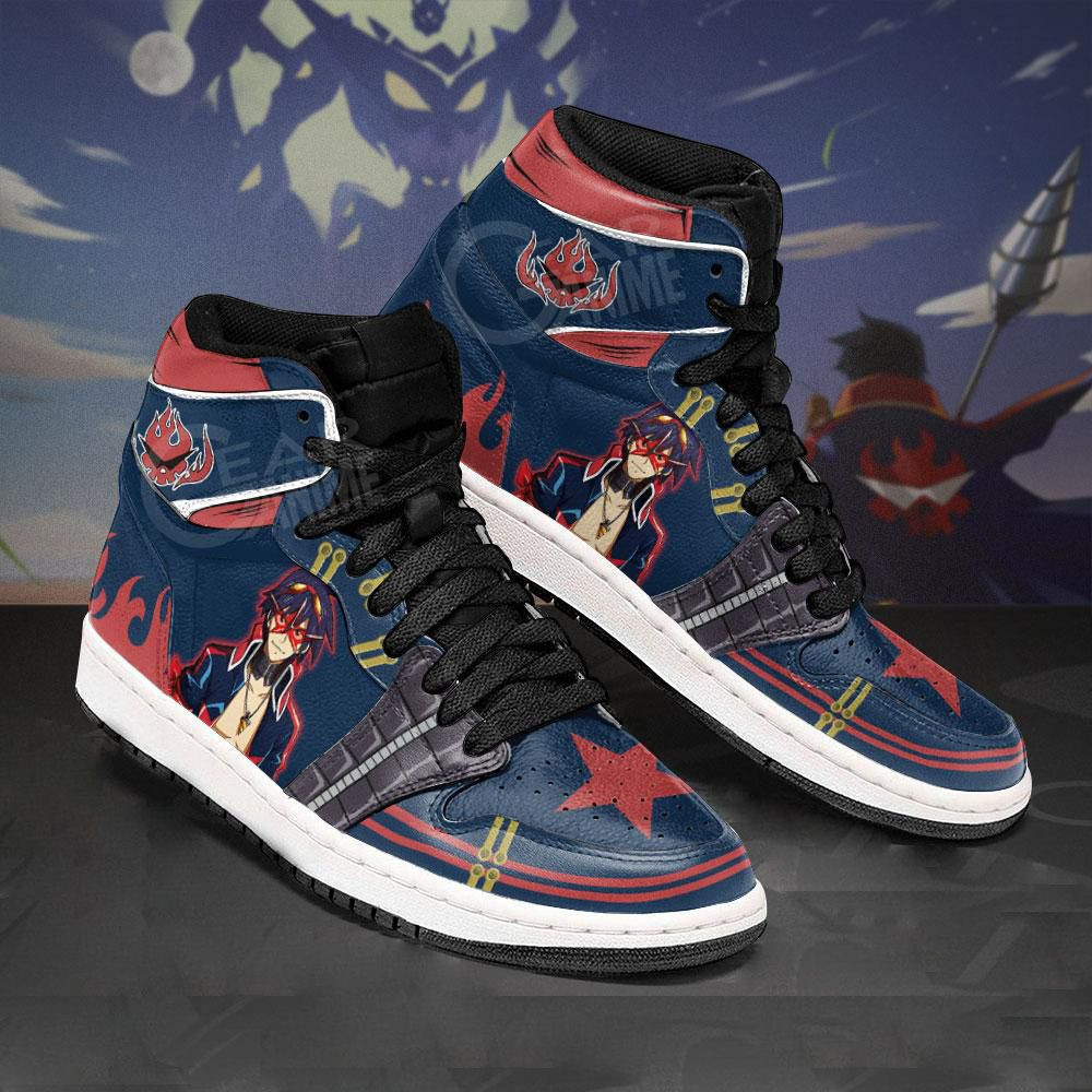 Simon Gurren Lagann Anime 1 High Top Air Jordan Sneaker, Air Jordan Hightop