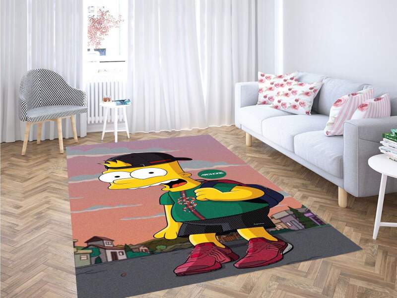 Simpsons Cool Carpet Rectangle Rug