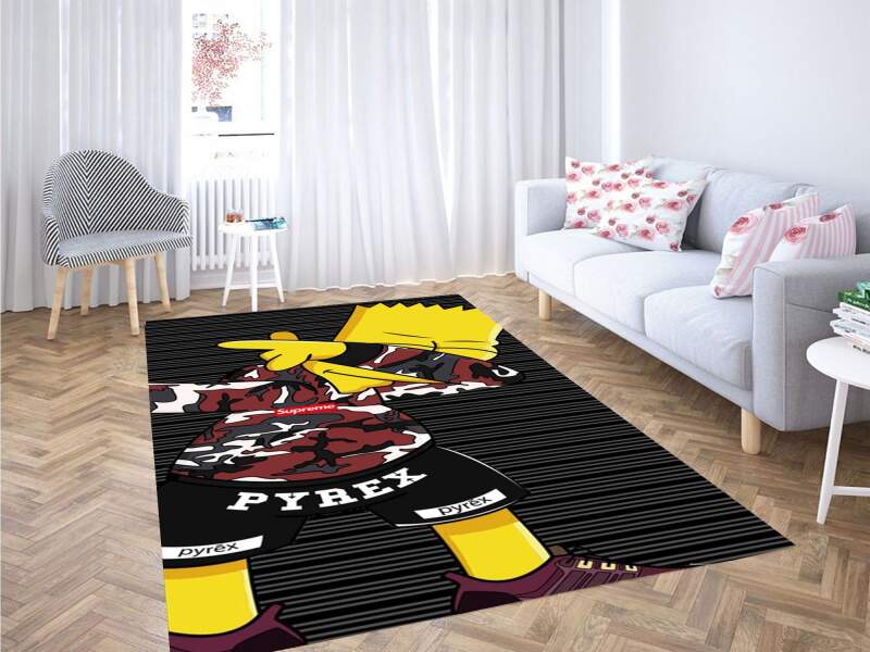 Simpsons Hype Carpet Rectangle Rug