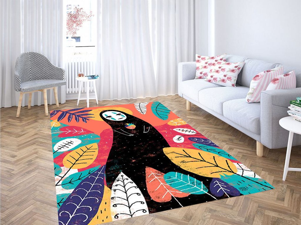 Sin Cara Wallpaper Living Room Modern Carpet Rectangle Rug