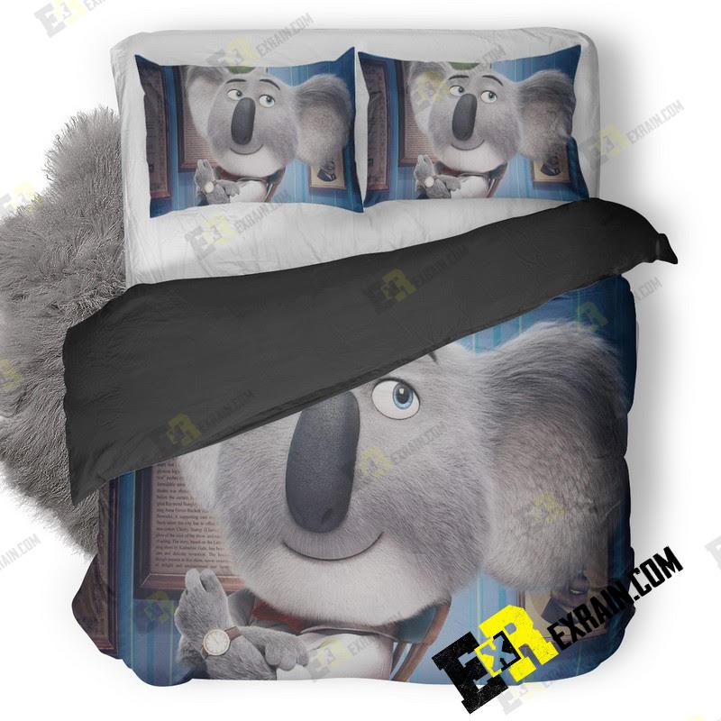 Sing Animated Movie Image 3D Customized Duvet Cover Bedding Set