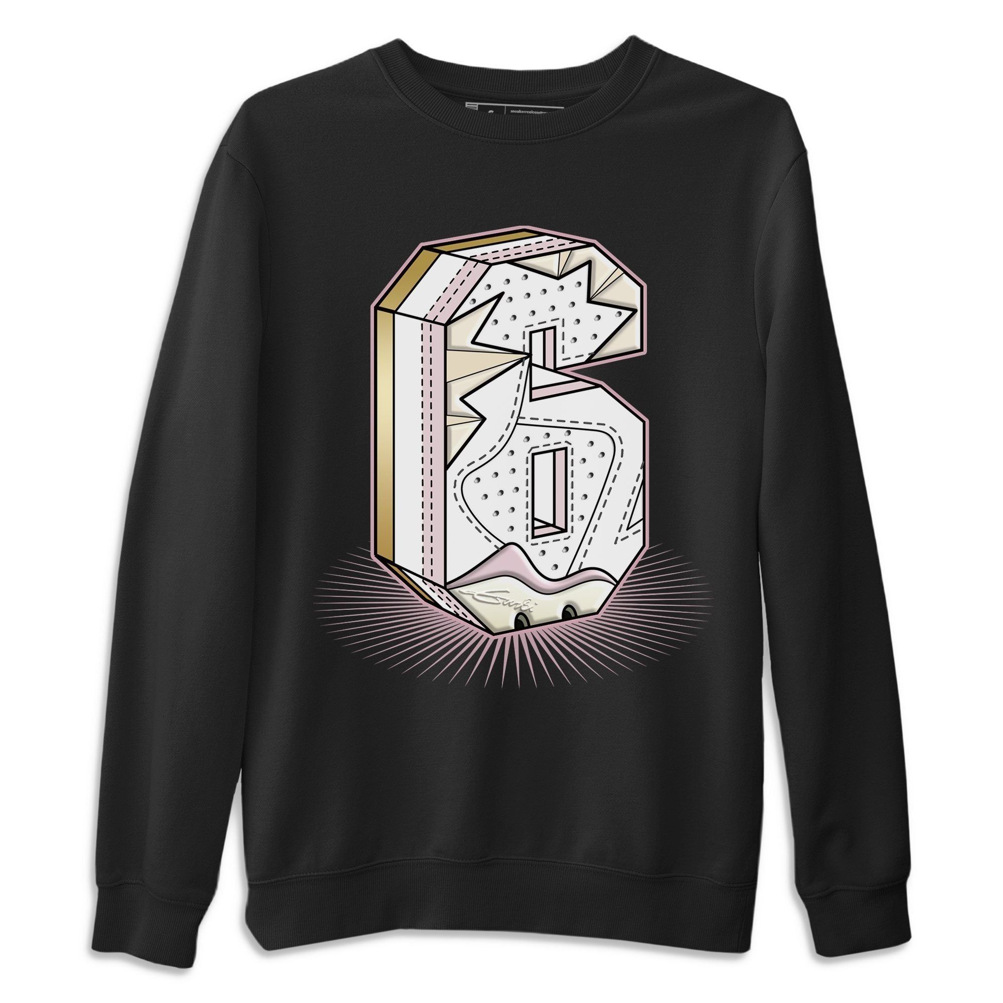 Six Statue Unisex Sweater – Air Jordan 6 Gold Hoops, Sneakers Matching Sweater