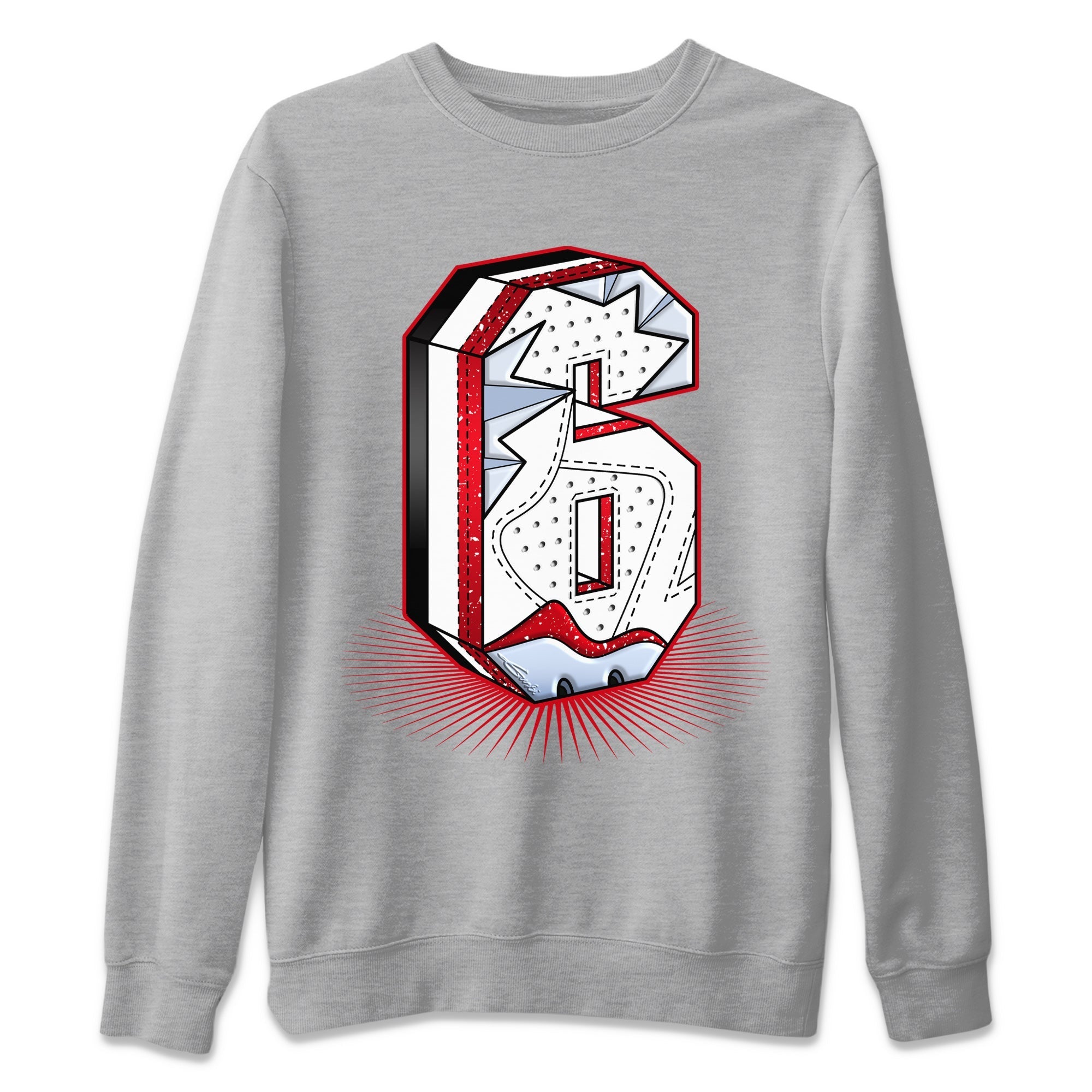 Six Statue Unisex Sweater – Air Jordan 6 Red Velvet Cookies, Sneakers Matching Sweater