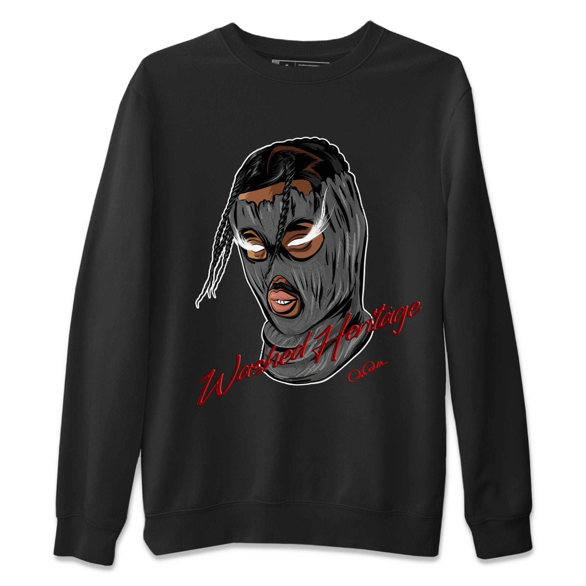 Ski Mask Gang Unisex Sweater – Air Jordan 1 Washed Heritage, Sneakers Matching Sweater