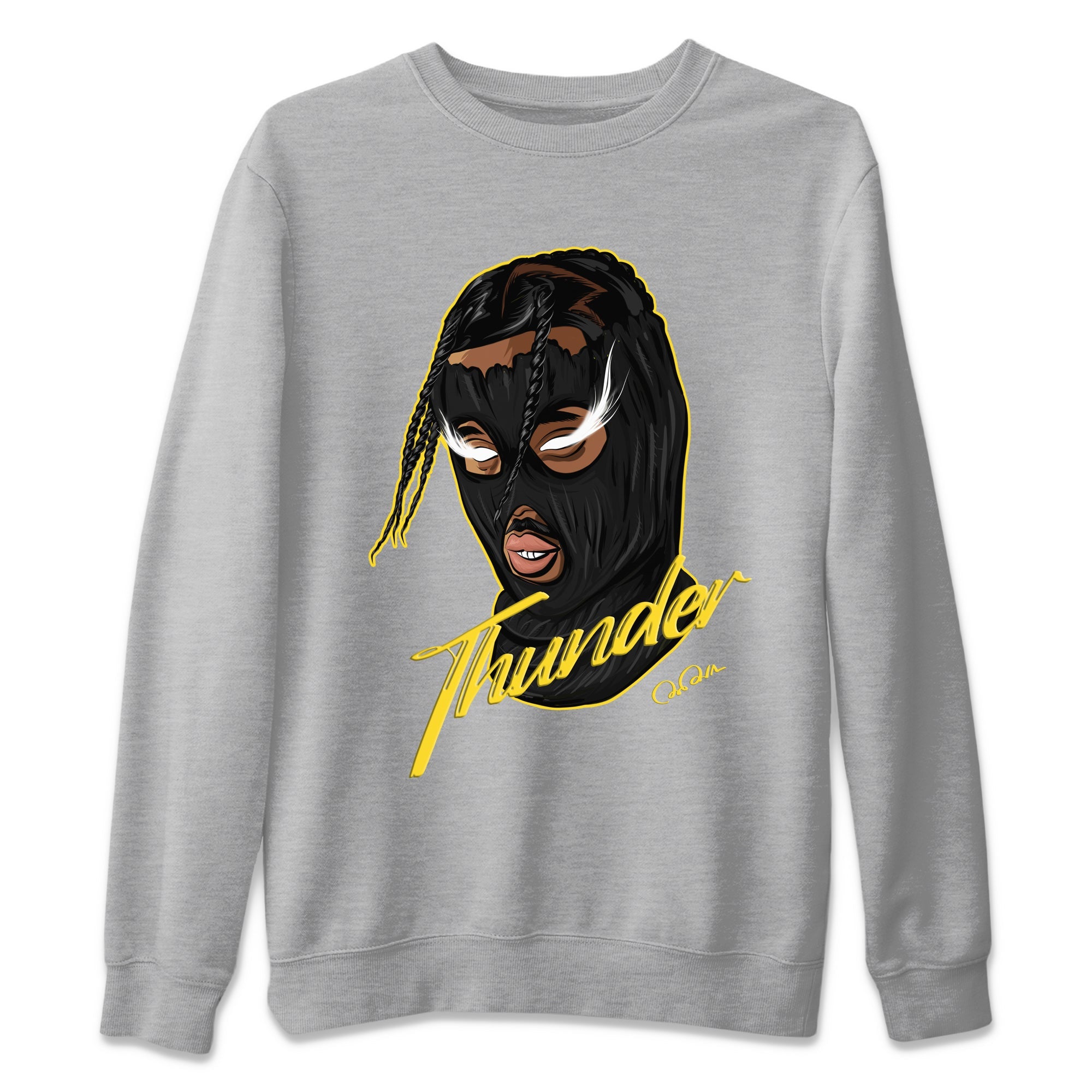 Ski Mask Gang Unisex Sweater – Air Jordan 4 Thunder, Sneakers Matching Sweater