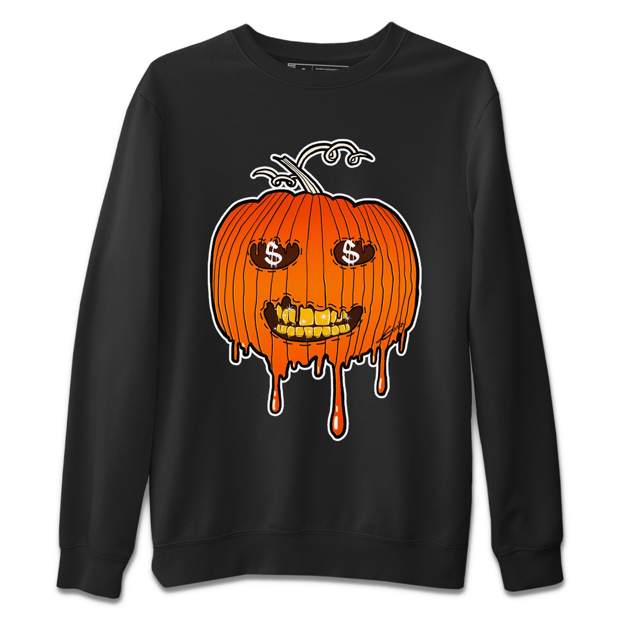 Ski Mask Pumpkin Unisex Sweater – Air Jordan 1 Starfish, Sneakers Matching Sweater