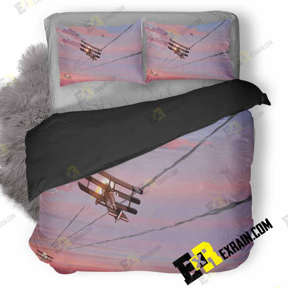 Skies Of Fury Dx 1B 3D Customized Duvet Cover Bedding Set