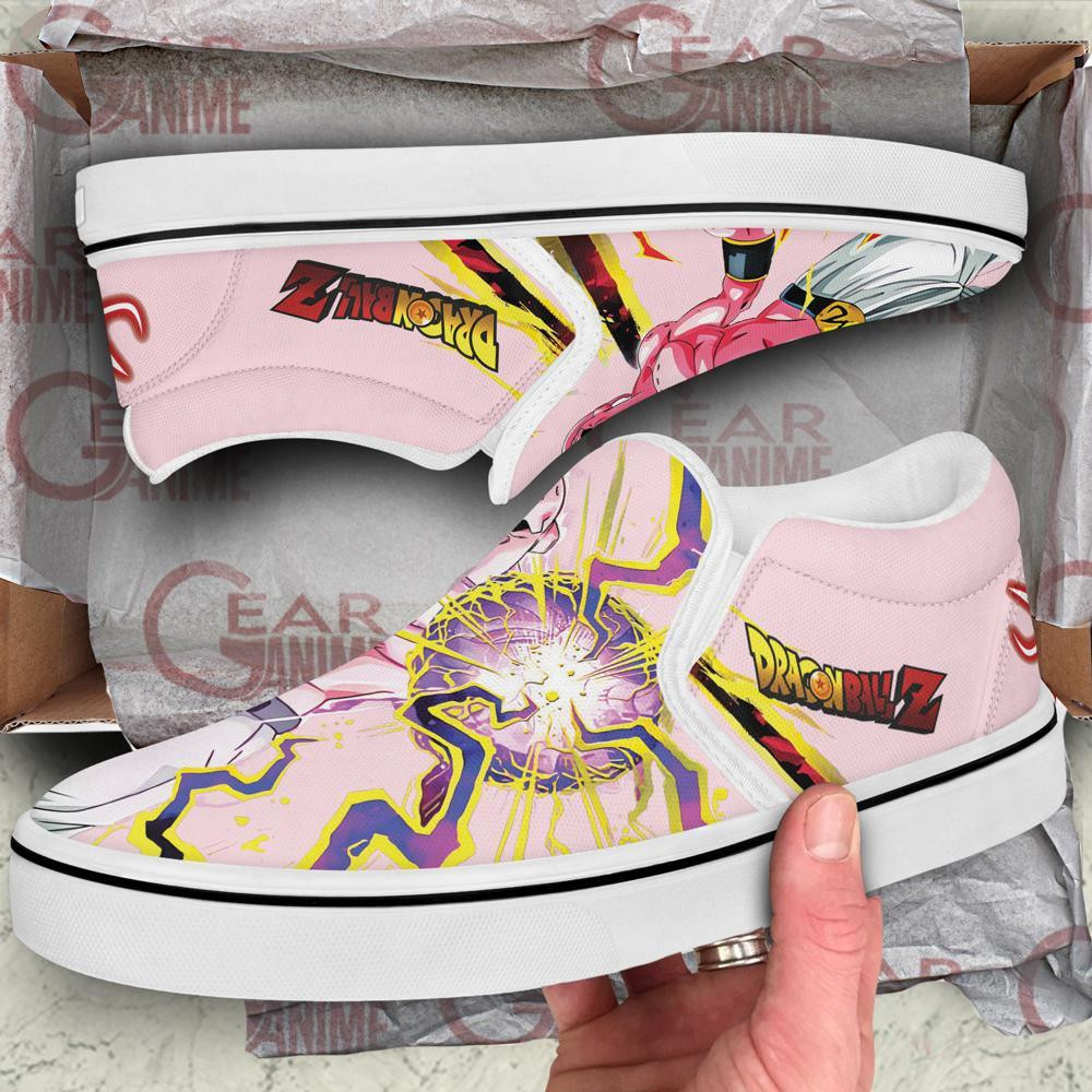 Skinny Majin Buu Slip-On Shoes Canvas Dragon Ball Custom Anime Shoes