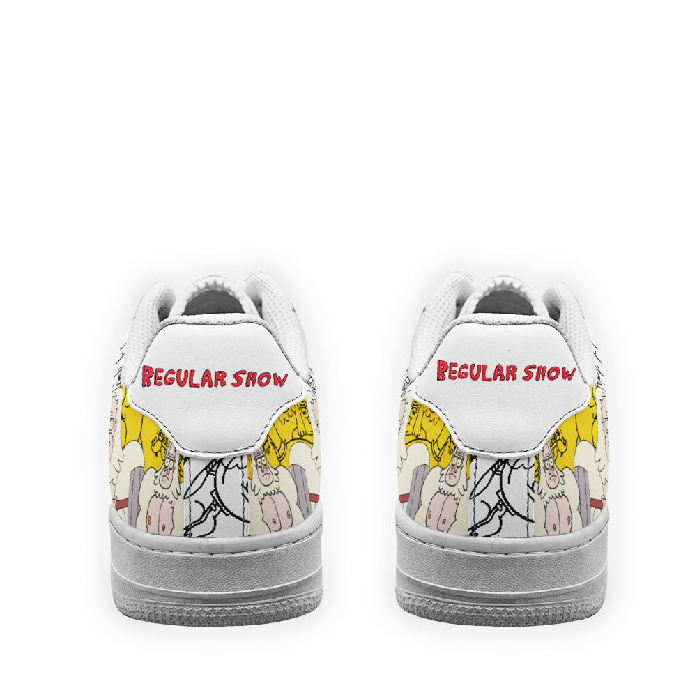 Skips Regular Show Air Sneakers Custom Cartoon Shoes