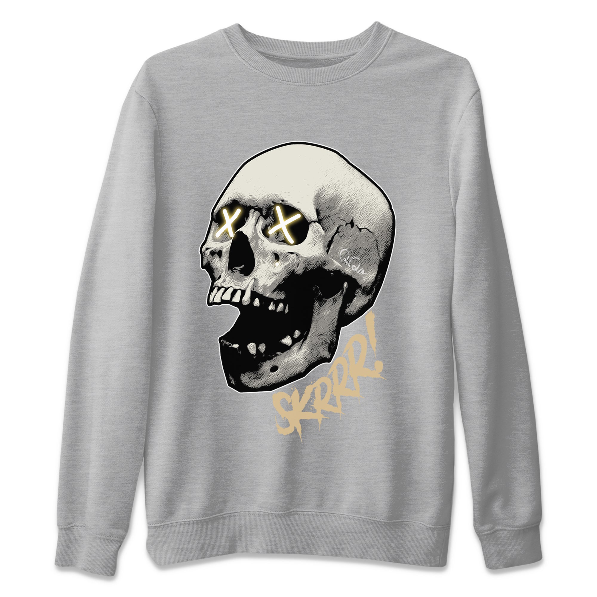 Skrrr Unisex Sweater – Air Jordan 4 Craft, Sneakers Matching Sweater