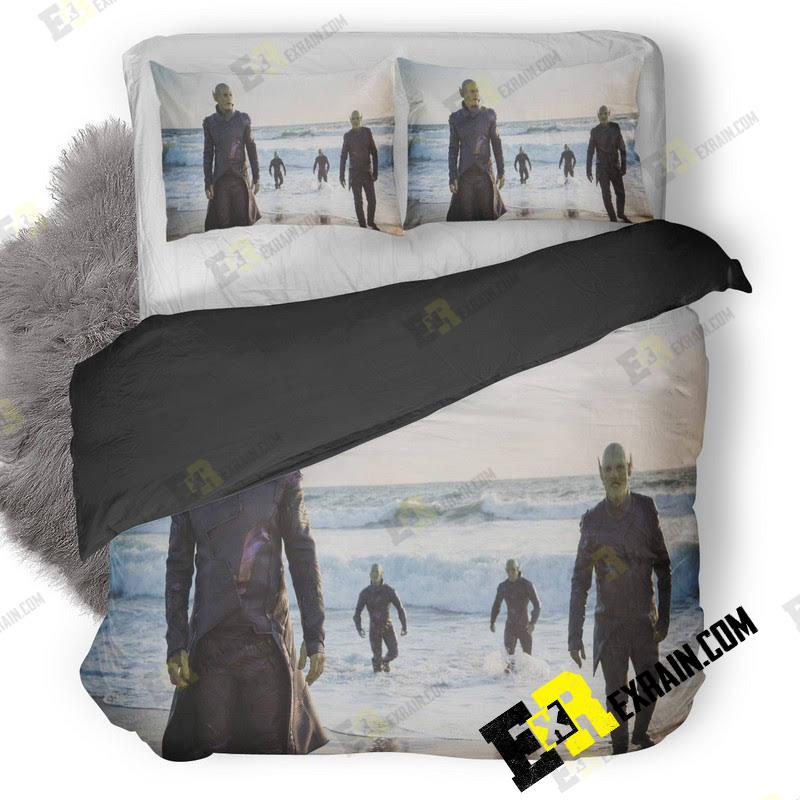 Skrulls In Captain Marvel Movie 2O 3D Customized Duvet Cover Bedding Set