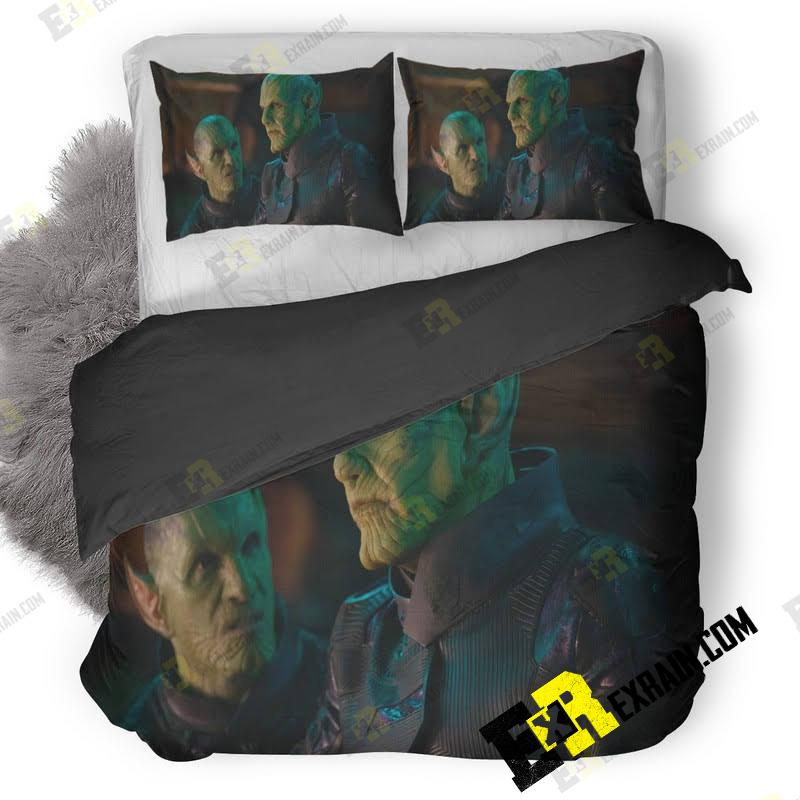 Skrulls In Captain Marvel Movie 5K Hf 3D Customized Duvet Cover Bedding Set